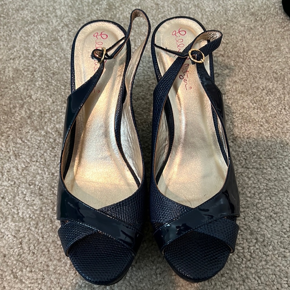 Lilly Pulitzer wedges- size 9